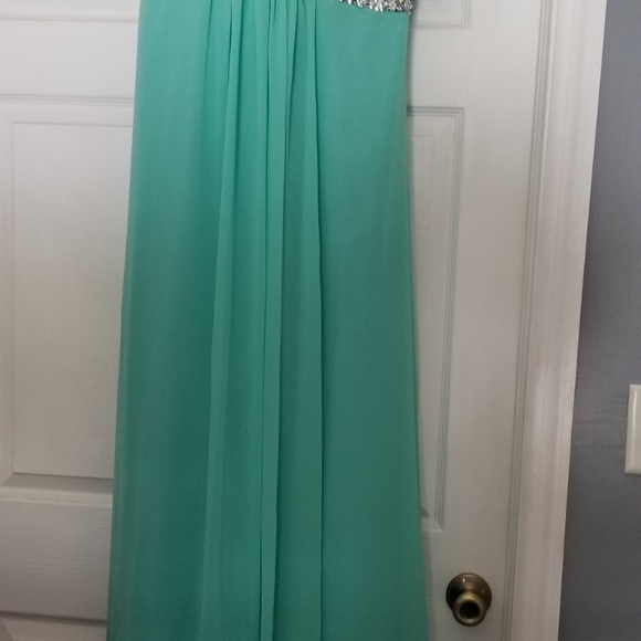 Turquoise Formal Dress - Picture 2 of 2